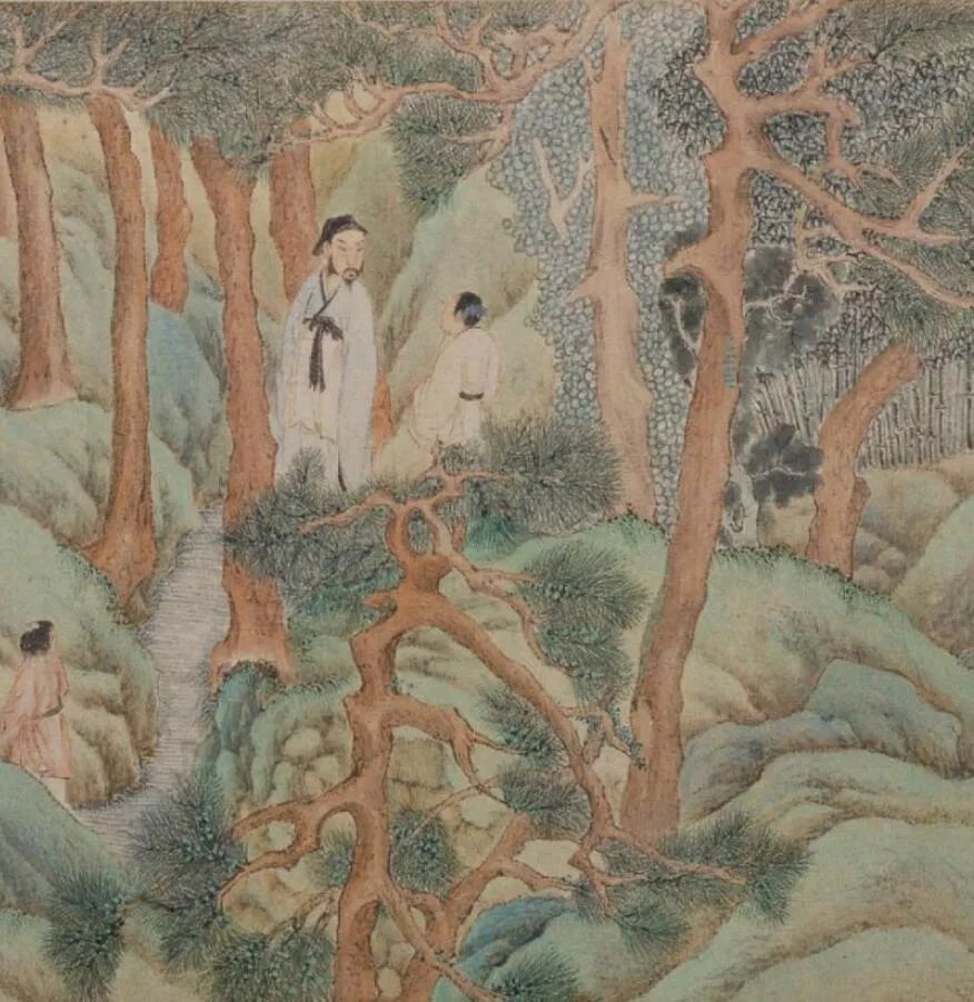文徵明《惠山茶會圖》卷