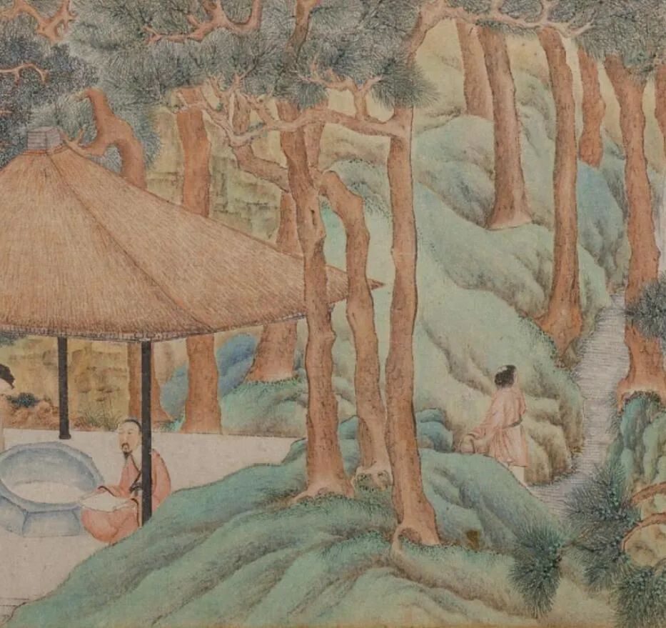 文徵明《惠山茶會圖》卷