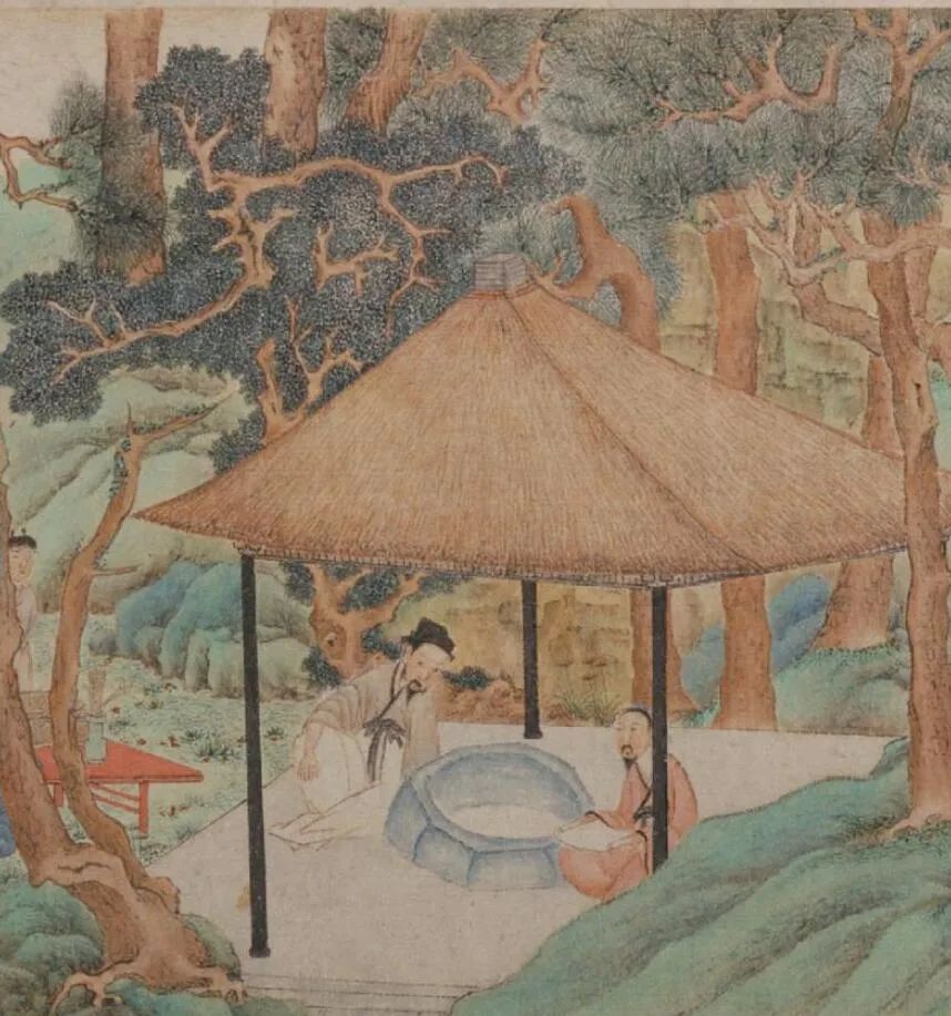 文徵明《惠山茶會圖》卷