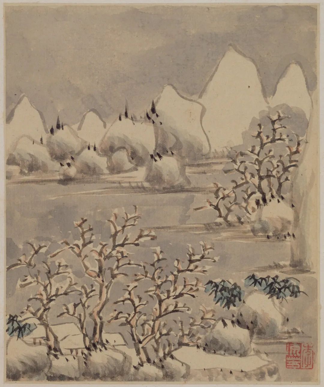 李流芳《山水冊》欣賞