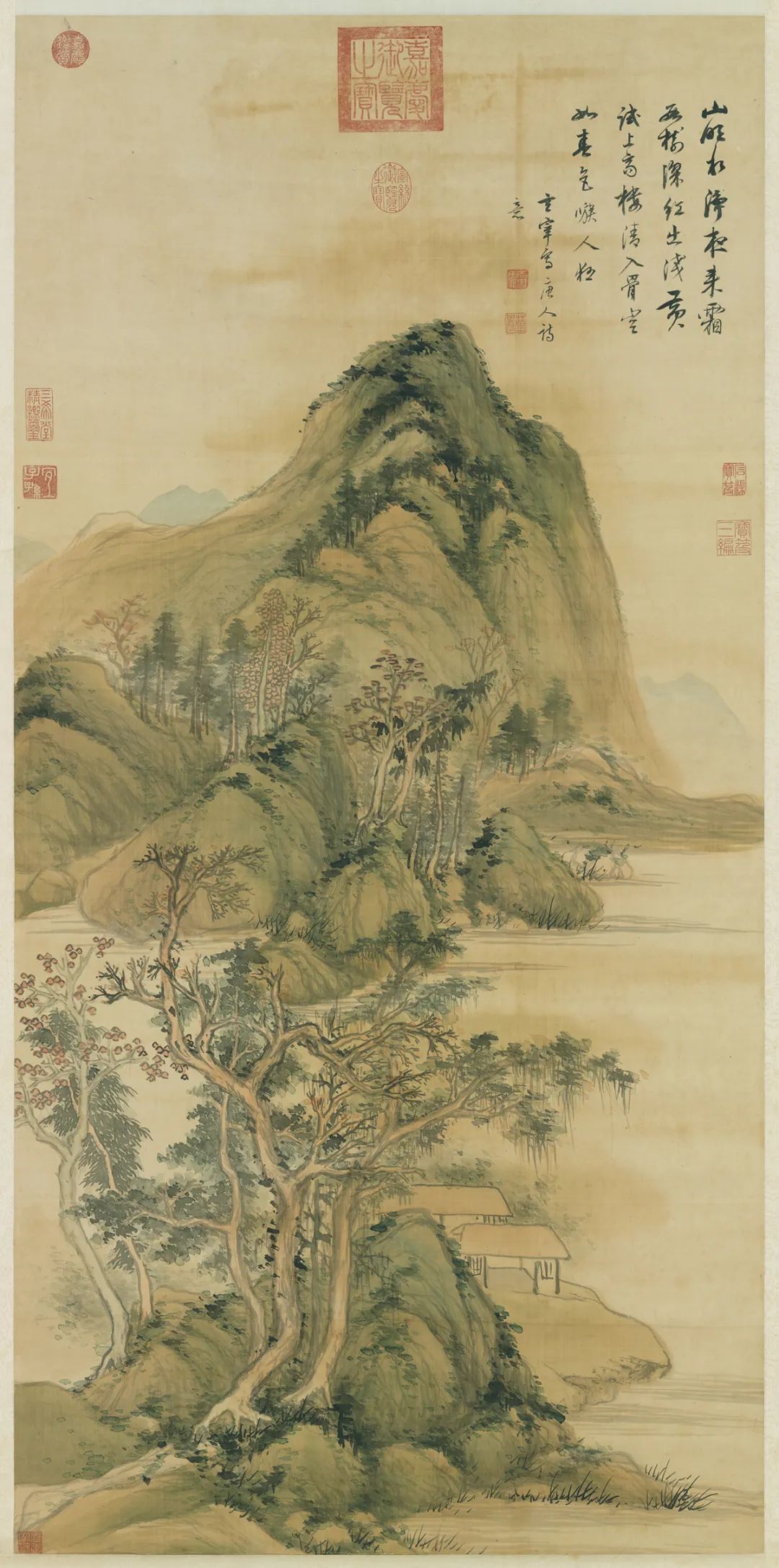 董其昌《霜林秋思圖》