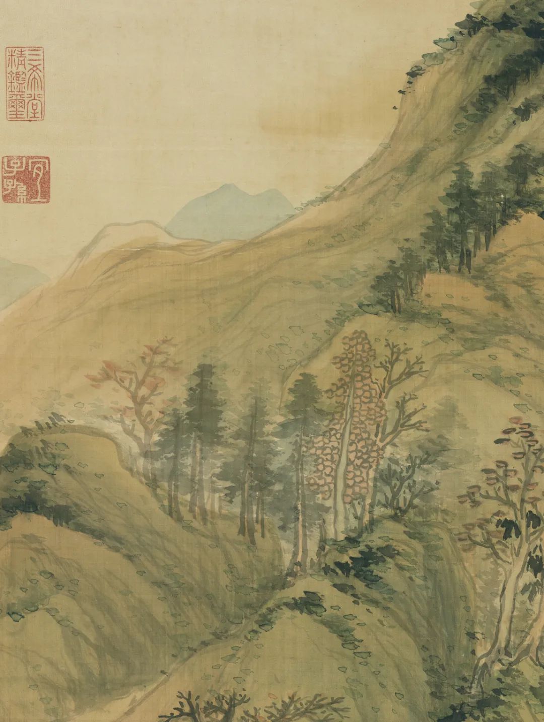董其昌《霜林秋思圖》