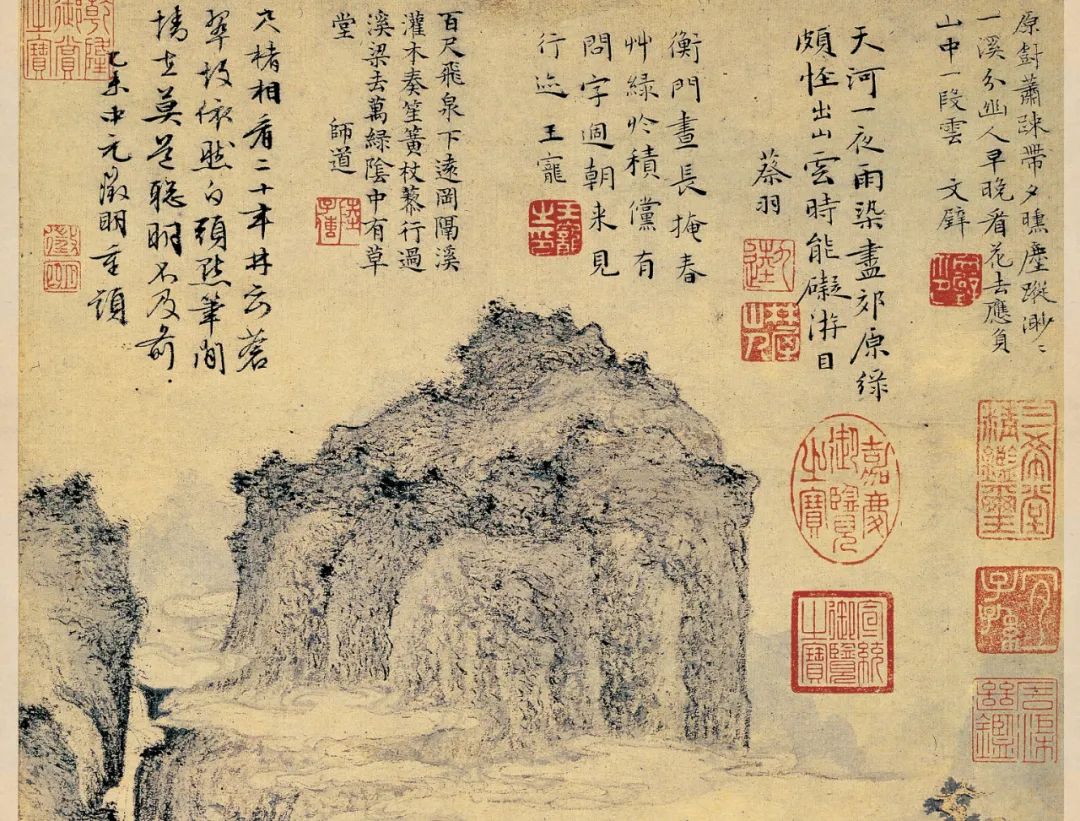 文徵明《綠蔭草堂圖》山水畫欣賞