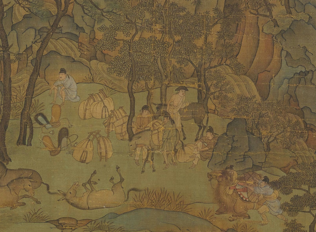 李昭道《明皇幸蜀圖》欣賞