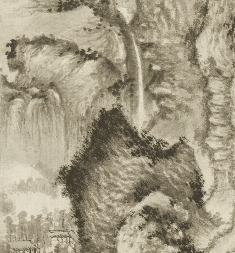 王蒙《青卞隱居圖》