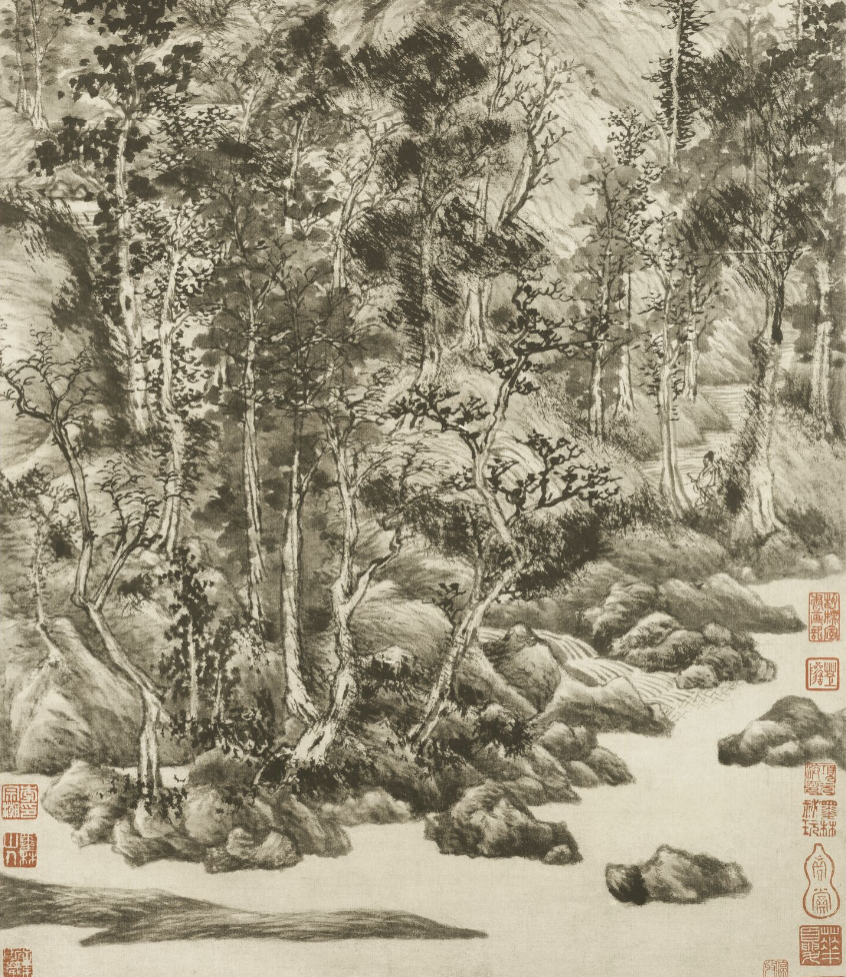 王蒙《青卞隱居圖》