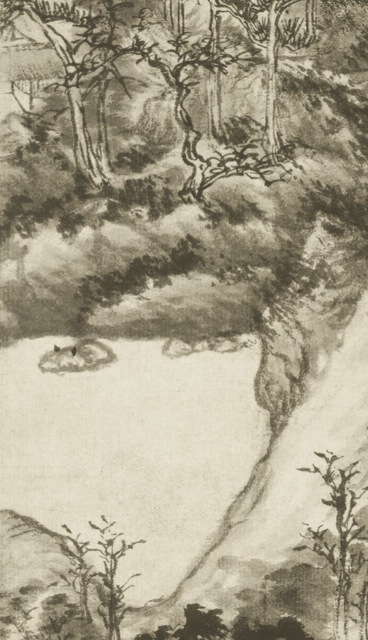 王蒙《青卞隱居圖》