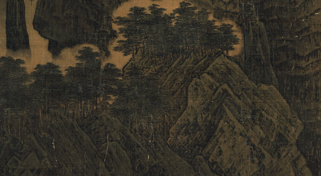 李唐《萬壑松風圖》山水畫