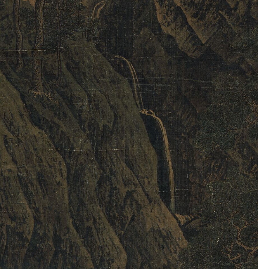 李唐《萬壑松風圖》山水畫