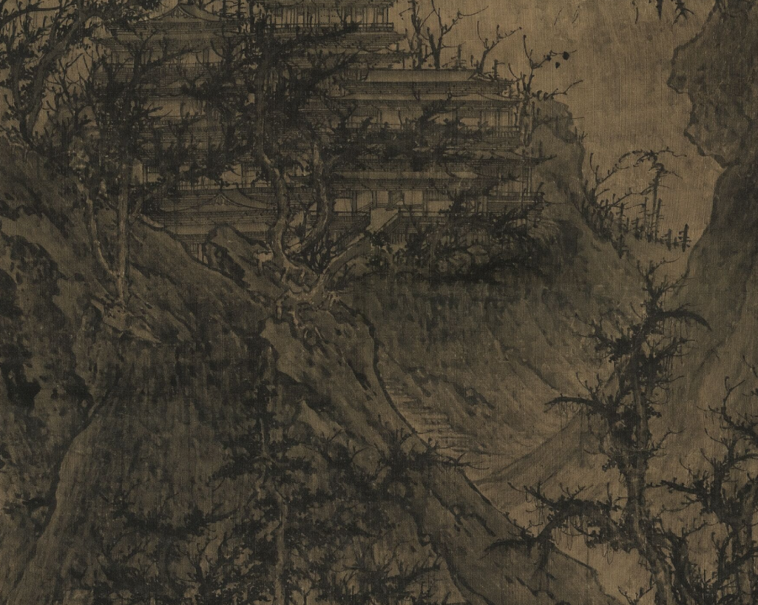 李成《晴巒蕭寺圖》