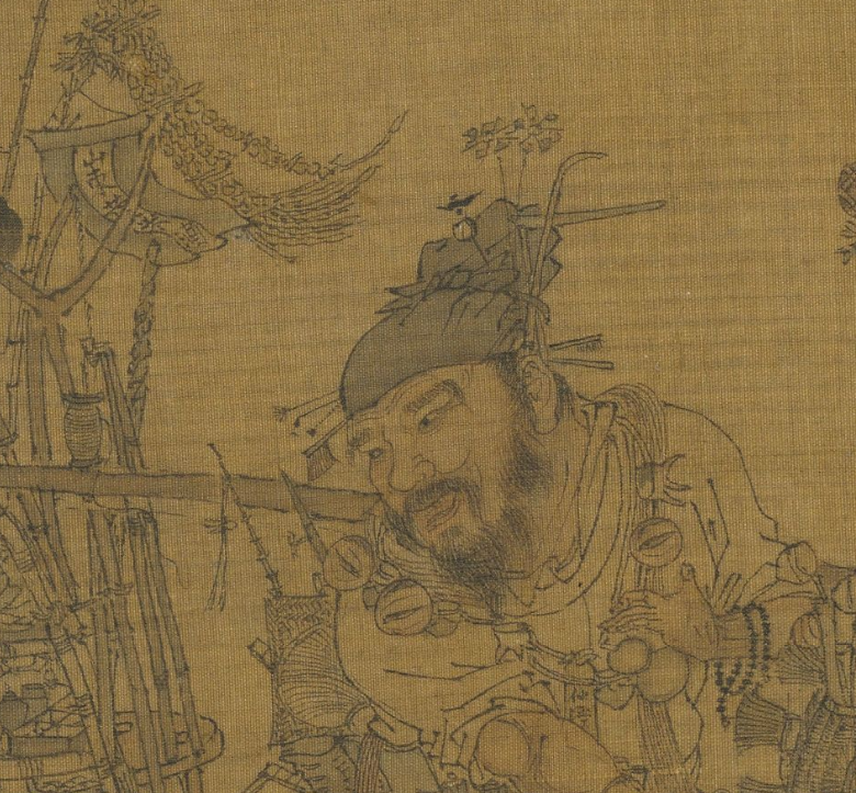 李嵩《市擔嬰戲圖》