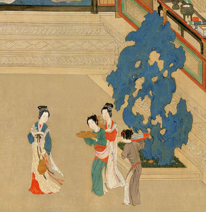 仇英《漢宮春曉圖》