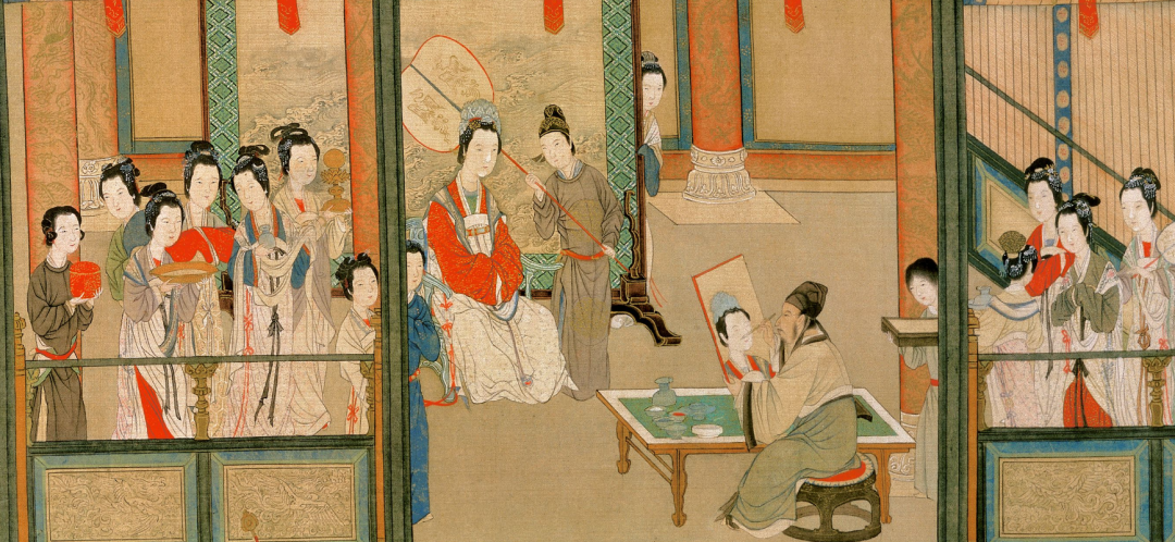 仇英《漢宮春曉圖》