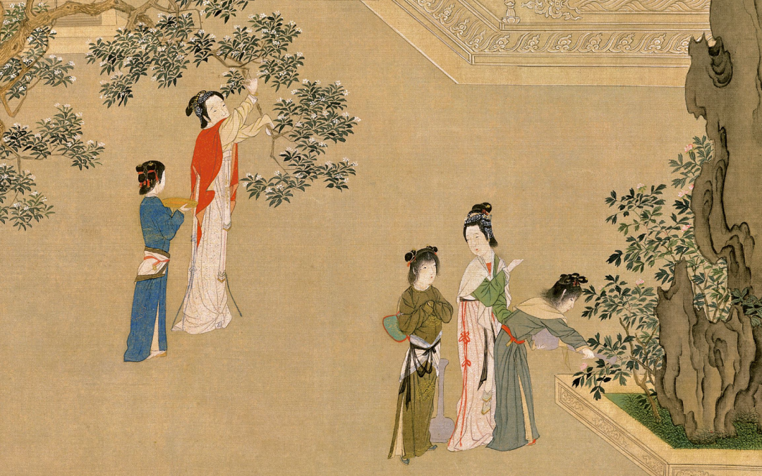 仇英《漢宮春曉圖》