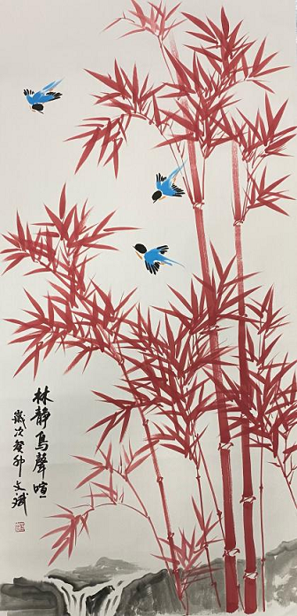 著名畫家李文斌山水畫近作欣賞