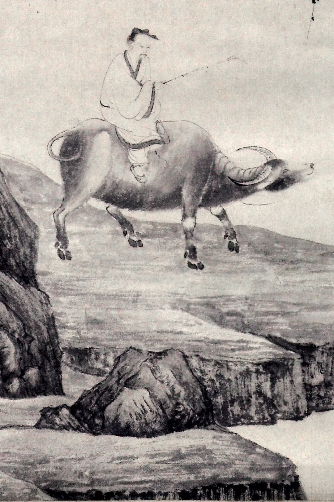 明代唐寅《葑田行犢圖》