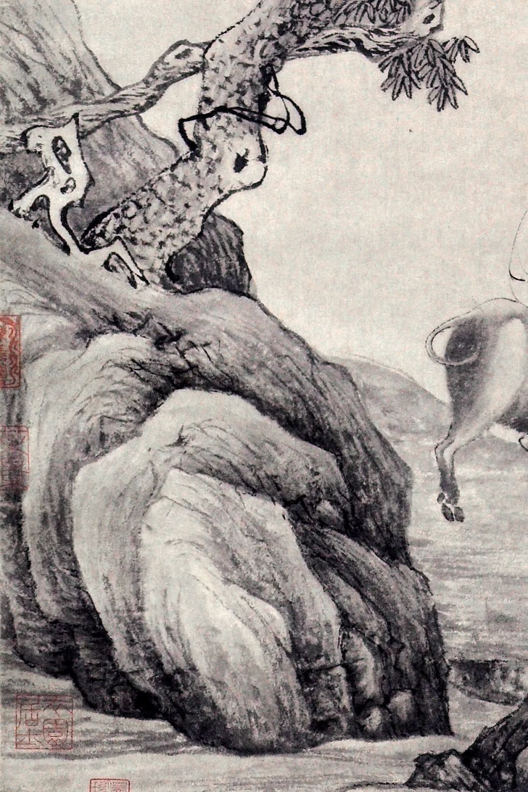 明代唐寅《葑田行犢圖》