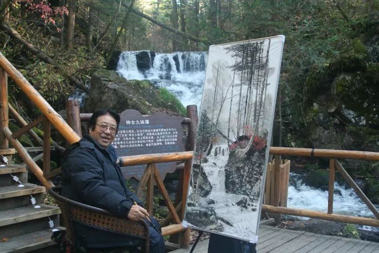 王中年山水畫作品及技法欣賞 王中年山水畫作品及技法欣賞