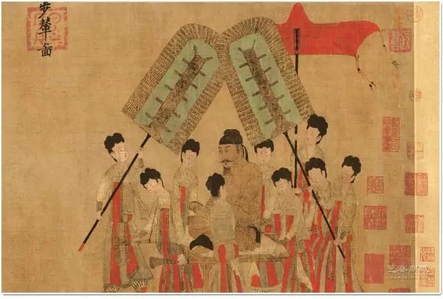 閻立本《步輦圖》名畫賞析