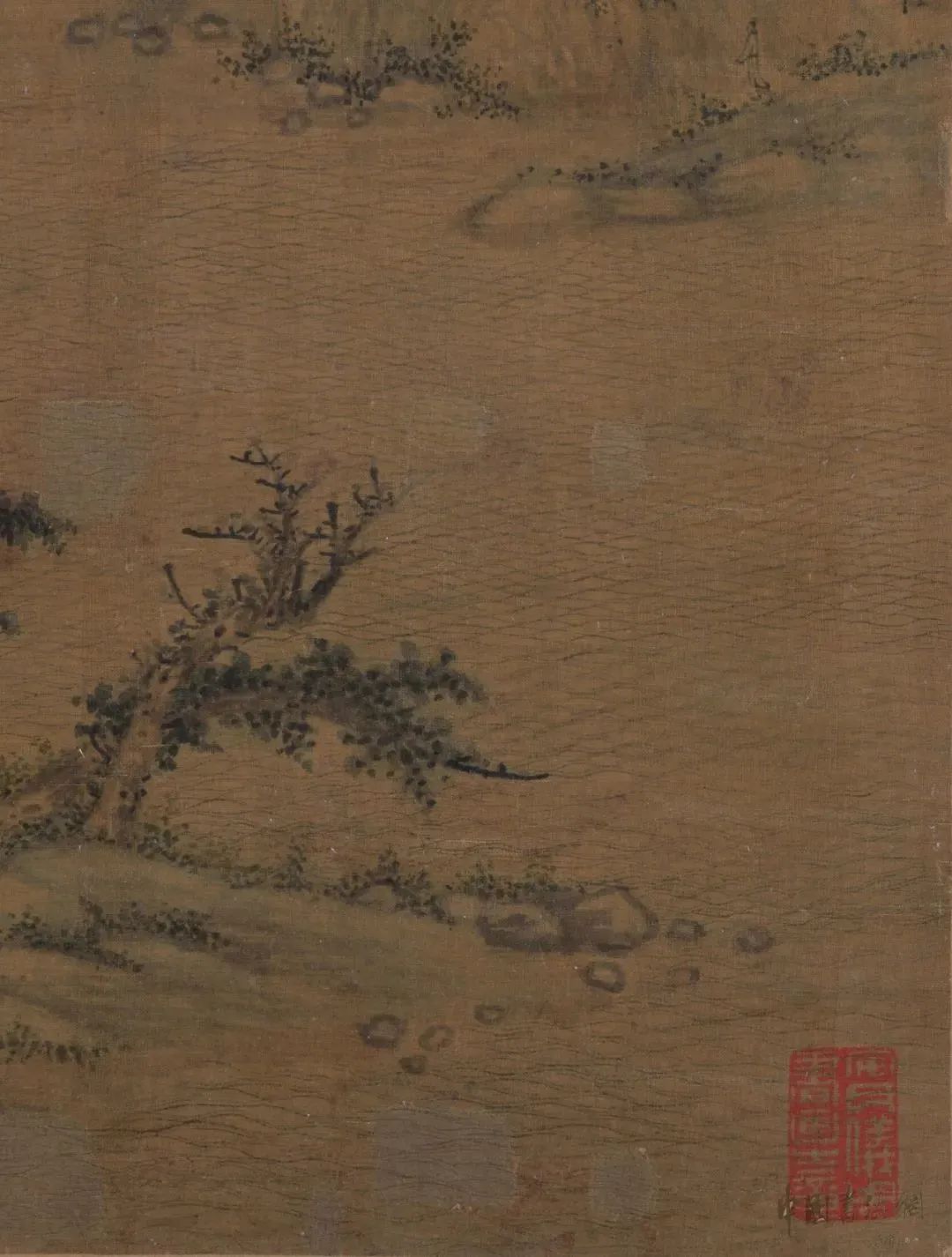 趙孟頫《洞庭東山圖》絹本欣賞