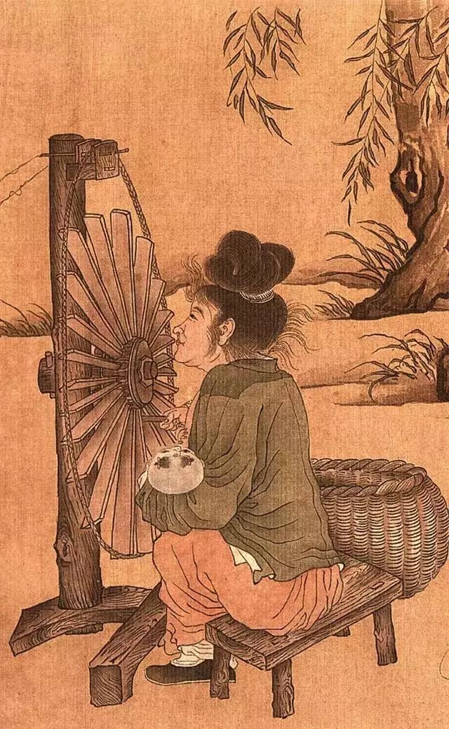 北宋王居正《紡車圖》賞析