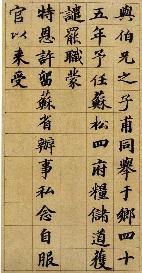 王文治楷書《次男維桓壙銘》欣賞