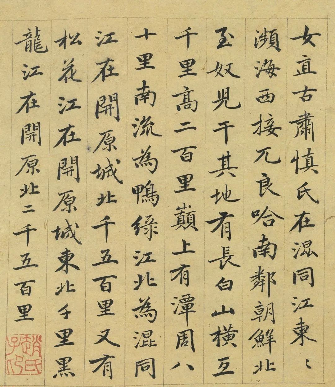 趙孟頫63歲書萬國朝宗圖卷