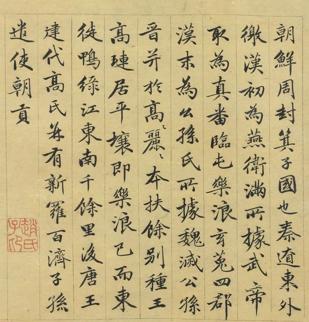 趙孟頫63歲書萬國朝宗圖卷