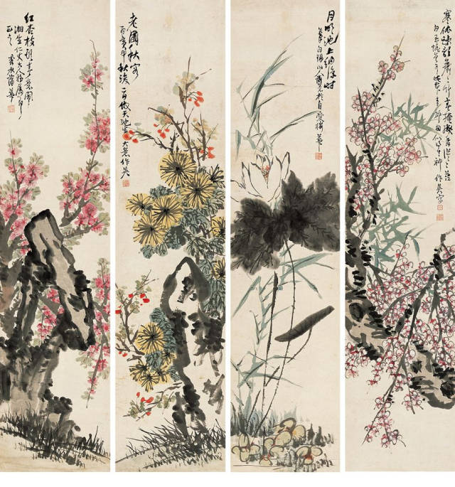 一世清貧晚清書畫大師蒲華作品欣賞