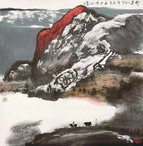 當代著名山水畫家白庚延山水作品欣賞