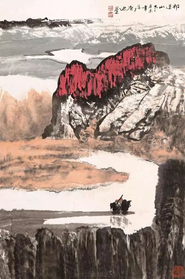 當代著名山水畫家白庚延山水作品欣賞