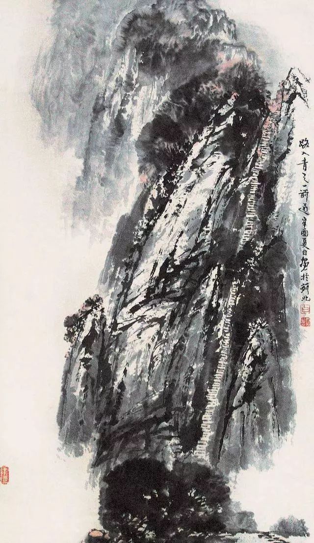 當代著名山水畫家白庚延山水作品欣賞