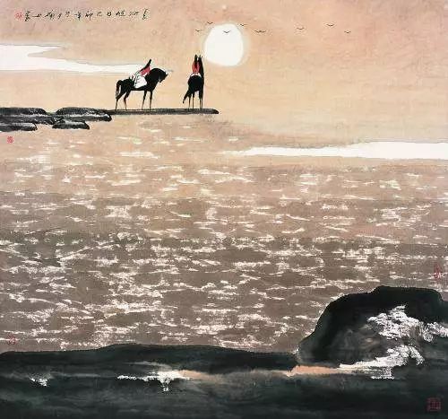 當代著名山水畫家白庚延山水作品欣賞