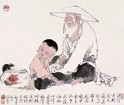 范曾大師畫十二生肖作品欣賞