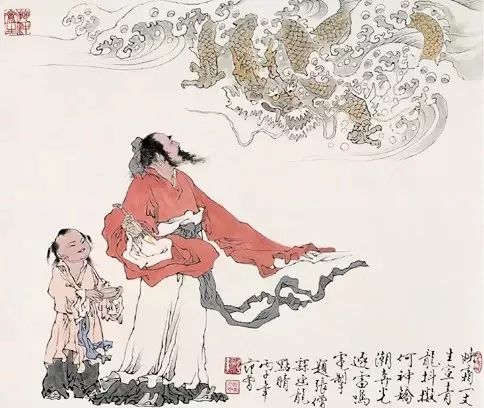 范曾大師畫十二生肖作品欣賞