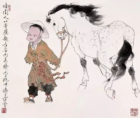 范曾大師畫十二生肖作品欣賞