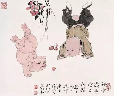 范曾大師畫十二生肖作品欣賞