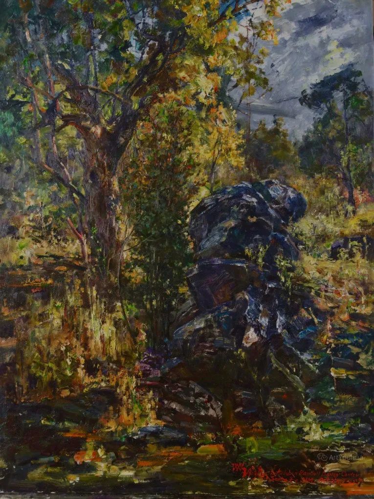 油畫家王玉琦風景油畫作品欣賞