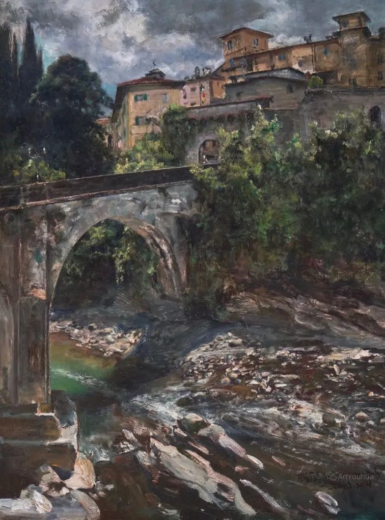 油畫家王玉琦風景油畫作品欣賞