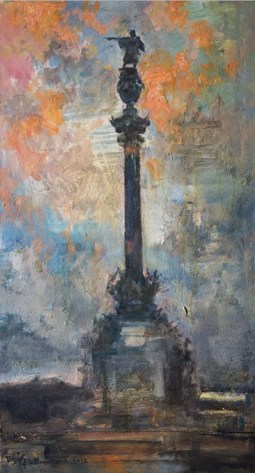 油畫家王玉琦風景油畫作品欣賞